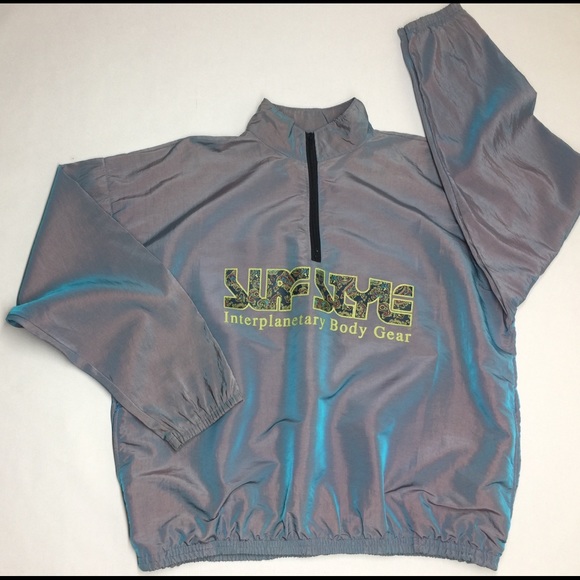 ❌SOLD❌ 80s SURF STYLE WINDBREAKER COLOR CHANGING - Picture 1 of 8